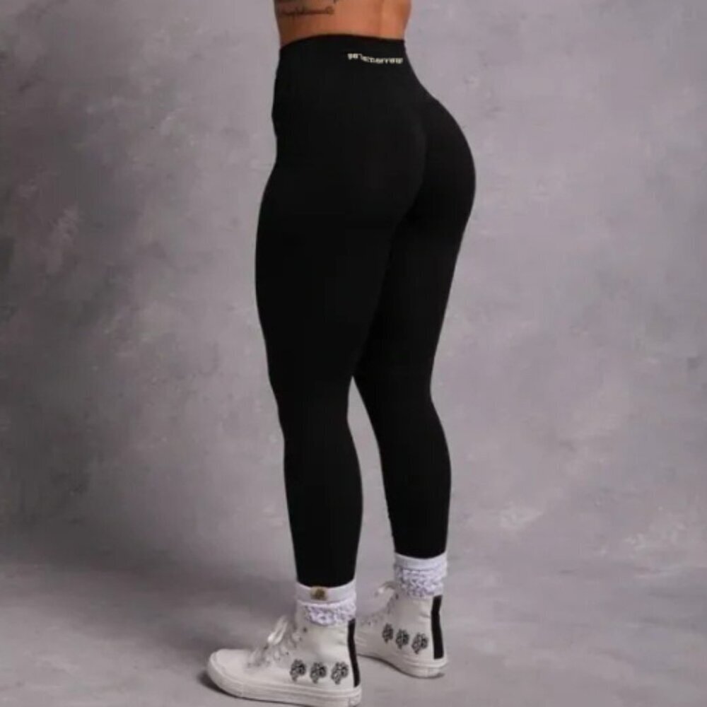 Women Darc Sport "no tomorrow" Leggings Black Size Small